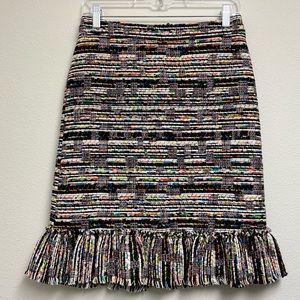 Ann Taylor multi-textured  skirt